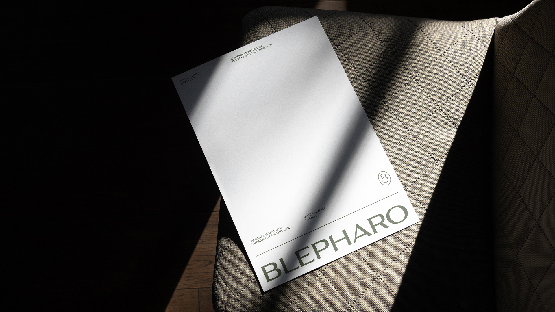 Papel timbrado da Blepharo